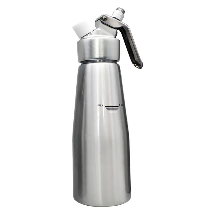 
fast delivery wholesale 250ml / 500ml / 1000ml cream whipper dispenser with 3 nozzles 