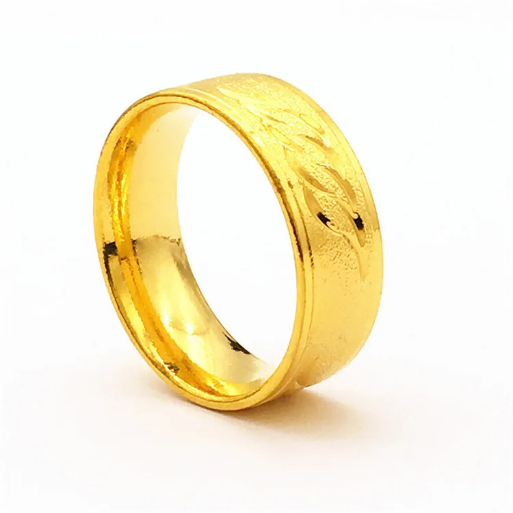 

Vietnam Sand Gold Ring Ring Men'S Euro Coin Gold Plated Index Finger Tail Ring Jewelry Jewelry