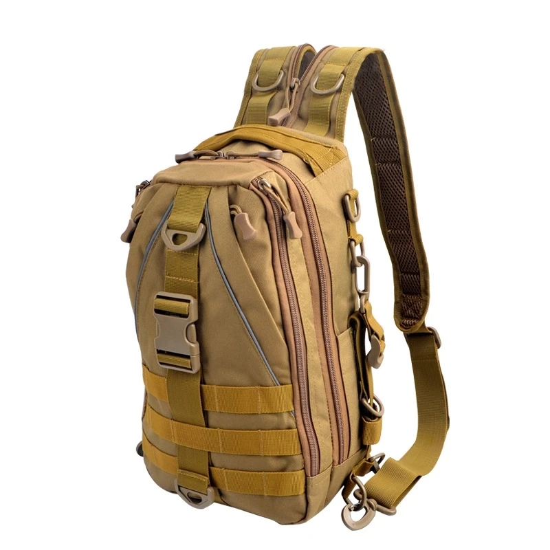 

So-Easy Fishing Tackle Backpack Storage Bag Outdoor Shoulder Backpack Gear Bag Water-Resistant Fishing with Rod Holder