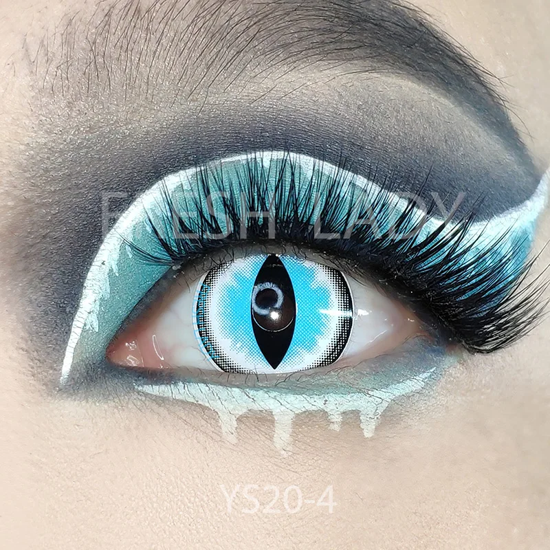 

Liangguo Fresh lady cosplay blue Cat Eye wholesale contact lenses eye