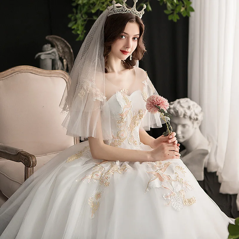 

S0092A 2021 High quality new Fashion ladies wedding party dresses for bride, Customized color