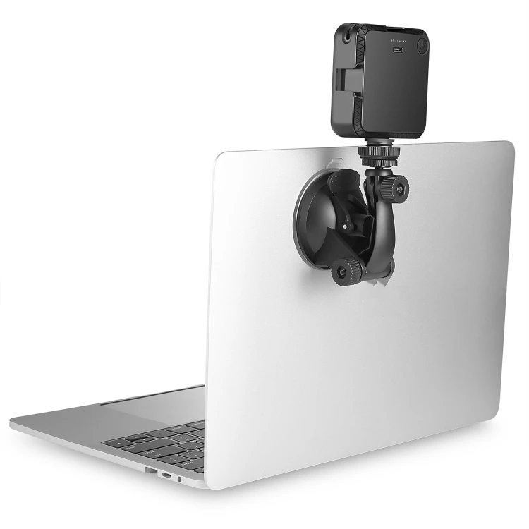 

Mini Fill Lighting Adjustable LED Video Light for Camera Phone Laptop Youtube Live Streaming Video Conference Lighting Kit, Black