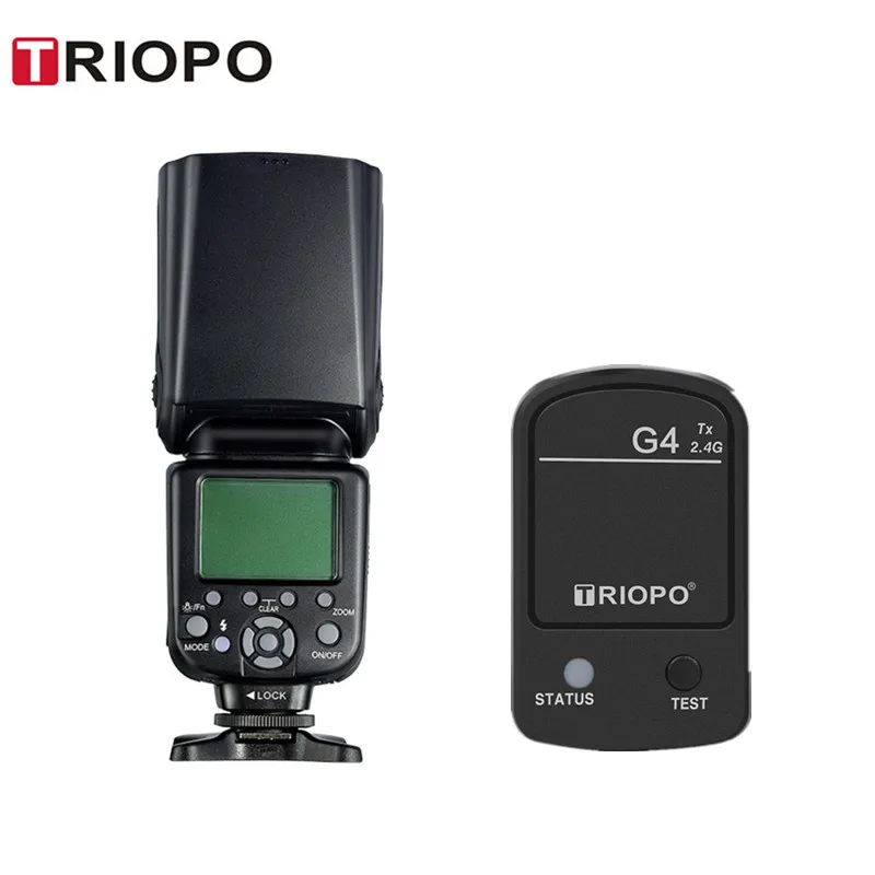 

Triopo TR-950ii Camera Flash Light + G4 TR950 II Universal Flash Hot shoe Manual Speedlite for DSLR Cameras