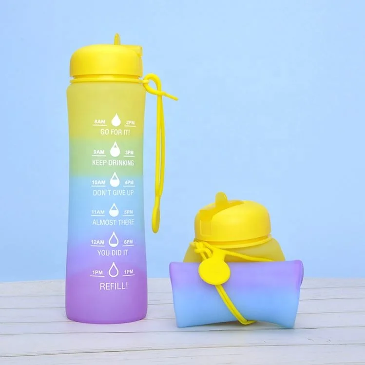 

Amazon Hot Safe Material Travel Gradient Sport Water Bottles