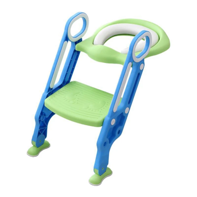 

Collapsible baby urinal trainer safety chair adjustable ladder baby urinal training, Purple,green,blue