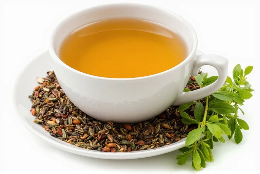 Close-up of fennel plant with yellow flowers and feathery leaves
