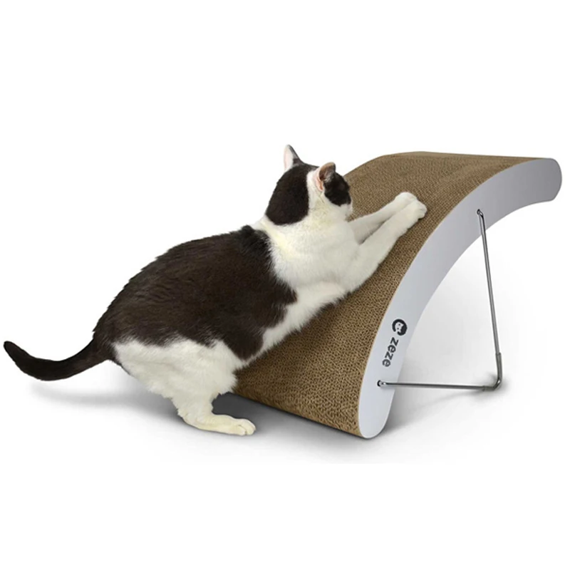 

Multi-Position Corrugated Cat Scratching Cardboard Scratcher For Cat in Different Sizes Ages