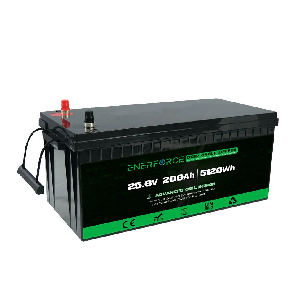 

Enerforce IP65 24v 100ah 200ah Lifepo4 Solar Battery Energy Storage Box Deep Cycle 24v 200ah Solaire Lithium Ion Batteries