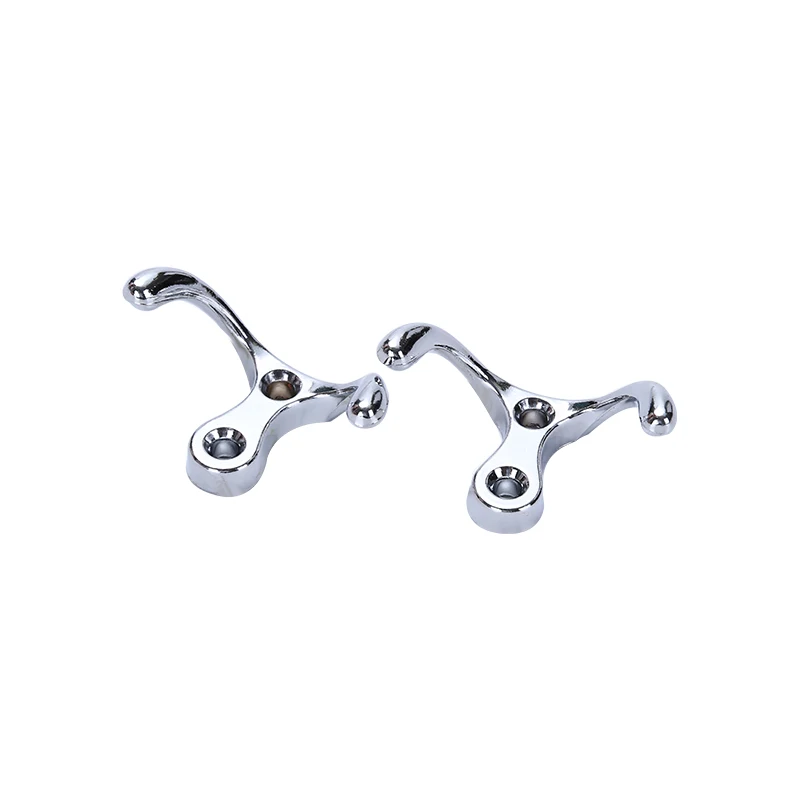 

Chrome double wall hook clothes towel hook wall hook