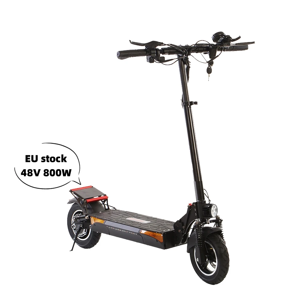 

EU free shipping europe warehouse 48V 800W 45km/h fast speed electric scooter 10inch off road tire foldable e scooter