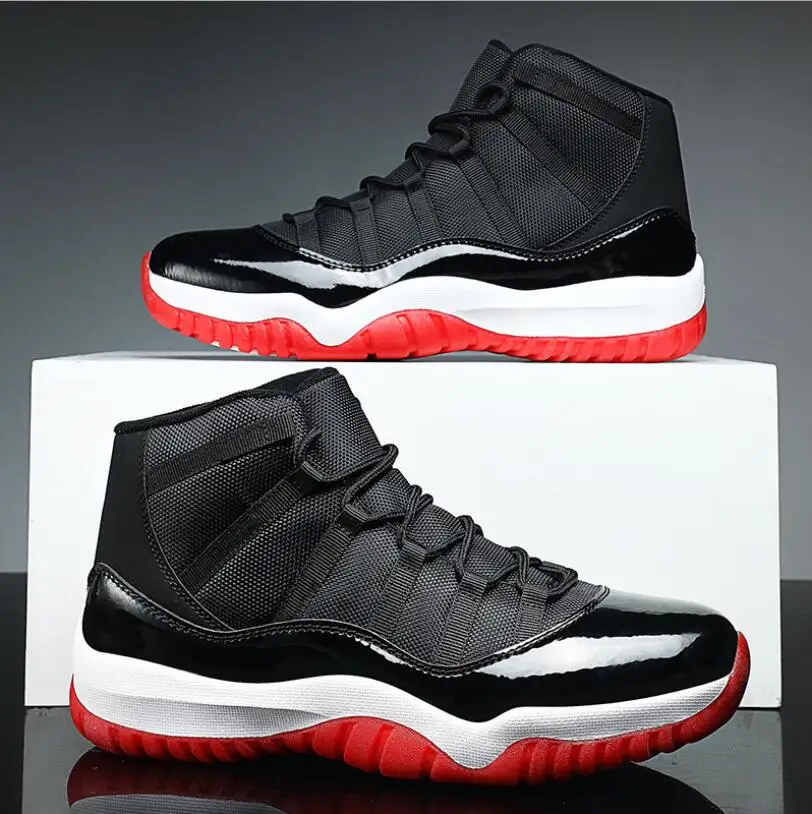 

2020 new low-cost Chinese cheap AJ 11 basketball shoes for men, Black, white