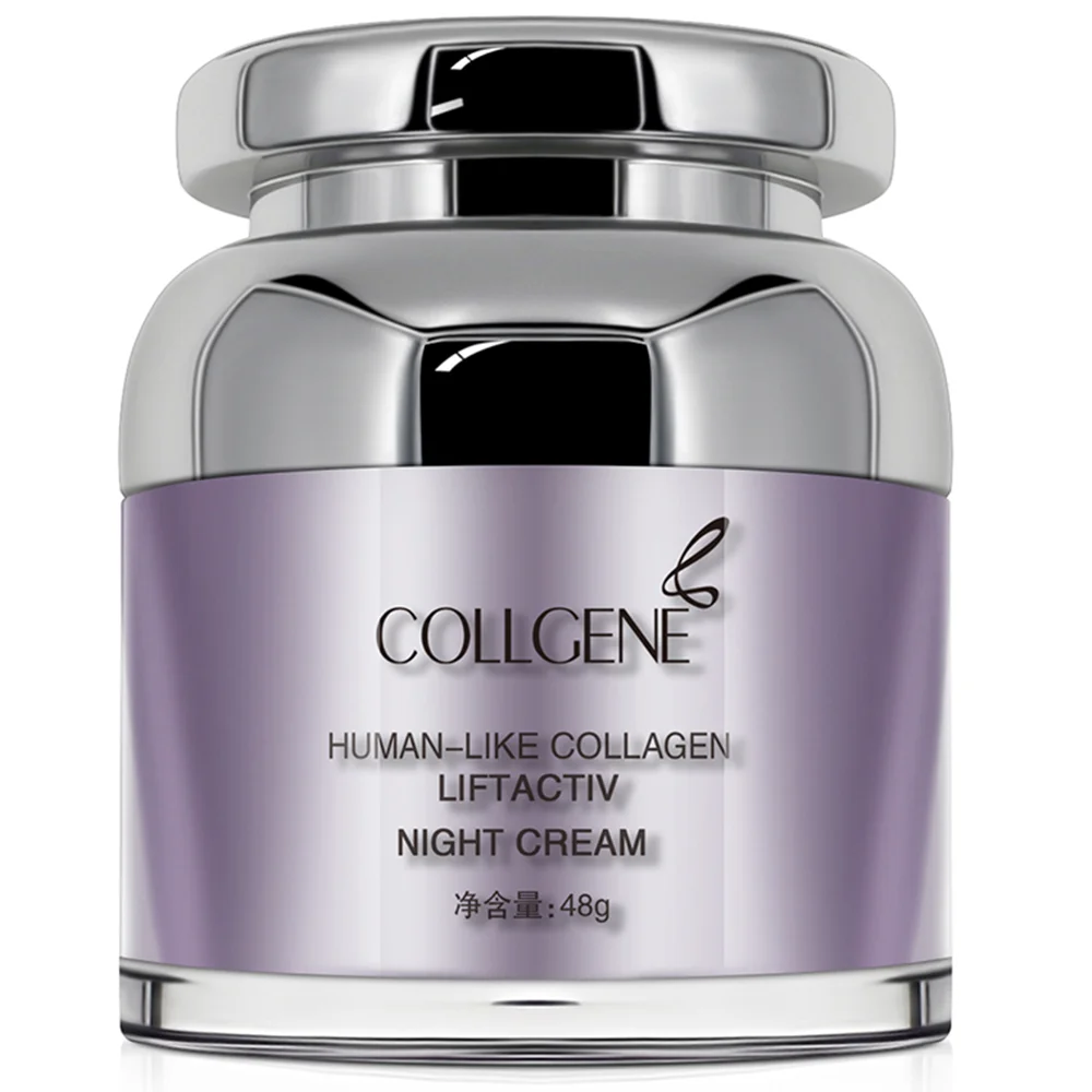 

skin whitening human-like collagen anti aging boostingace face night cream