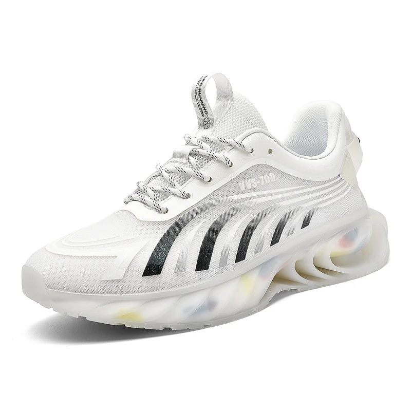 

Men Sport Shoes Blade Sneakers Running Breathable Walking Flats Casual Men Shoes Male Footwear, 3 colors