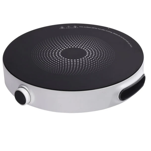 Single Induction Cooktop Cooking Knob Control Round Shape White Color Induction Cooker Buy