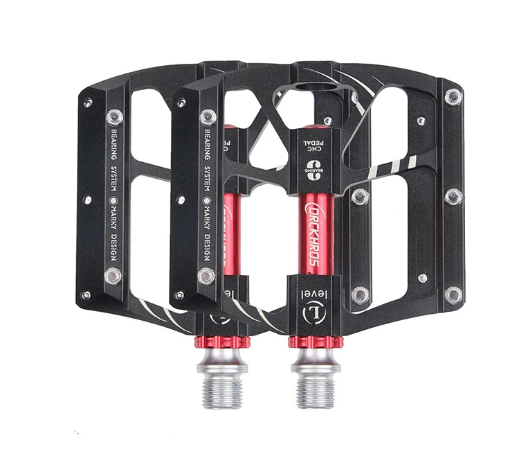 

Lightweight MTB Mountain Bike Flat Pedal 3 Sealed Bearing Aluminium Alloy Bicycle Hollowed Pedals Cycling Riding Parts