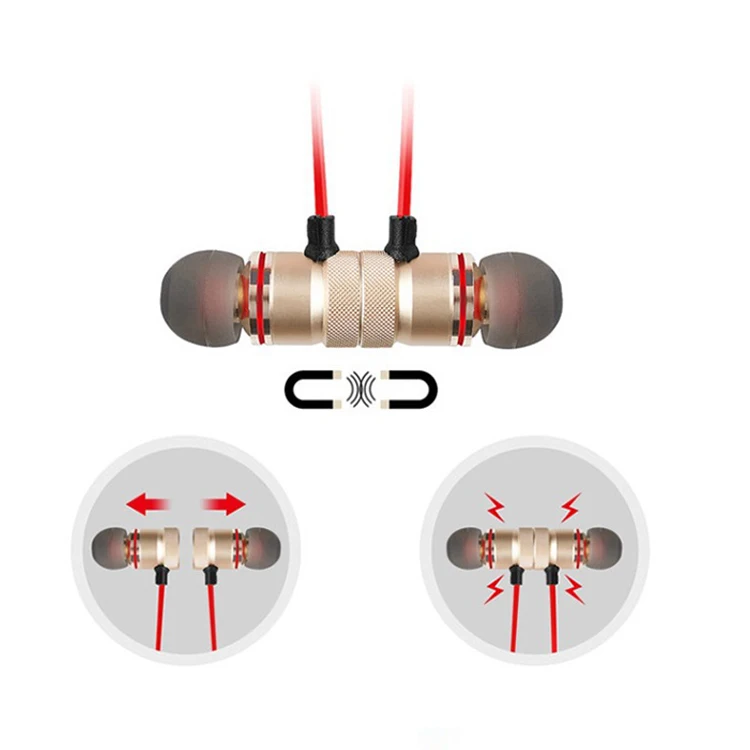001 Headphones Magnetic Wireless BT4.2 Earphone M9 XT6 Sport Running Wireless Headset Hands Free