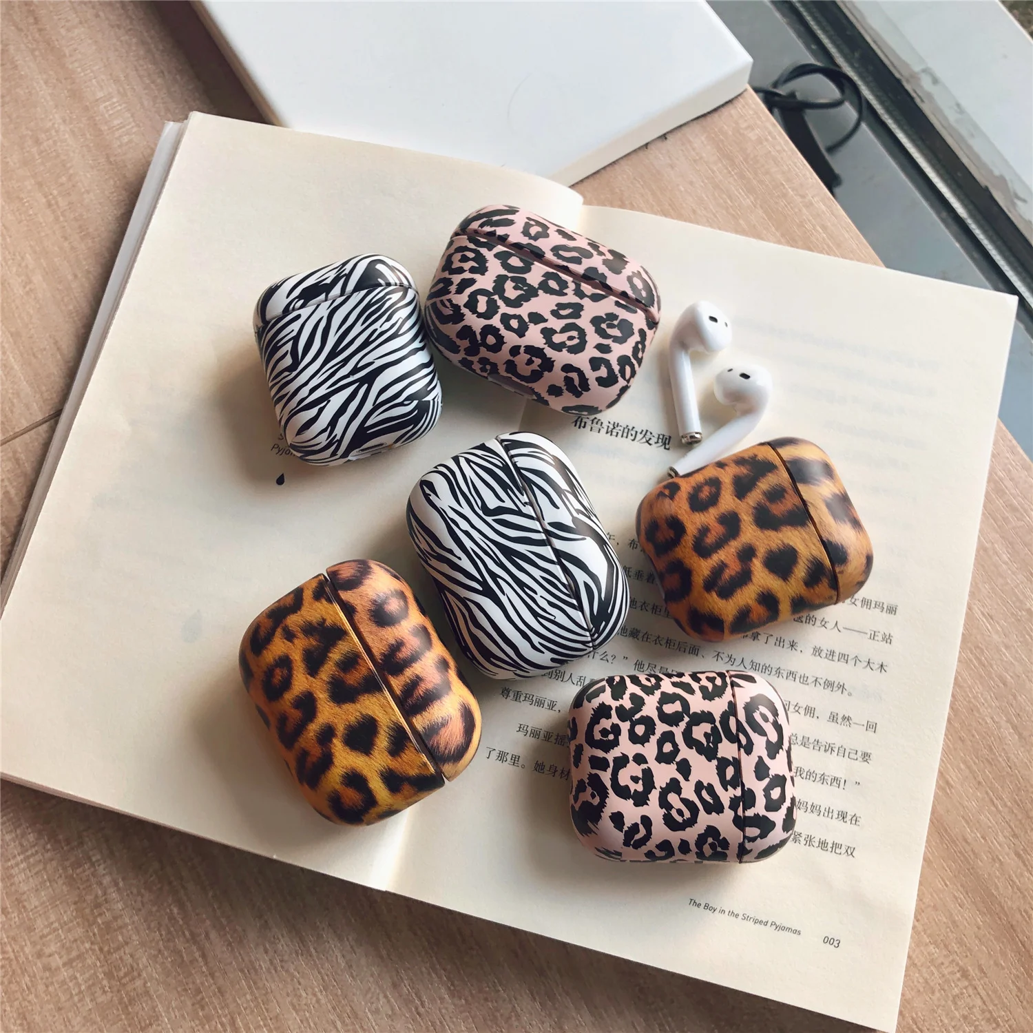 

2021 Zebra Leopard Luxury Earphone Cases for Airpods Case PC Sublimation Airpods Pro Shell Designer Fashion Protective Cover