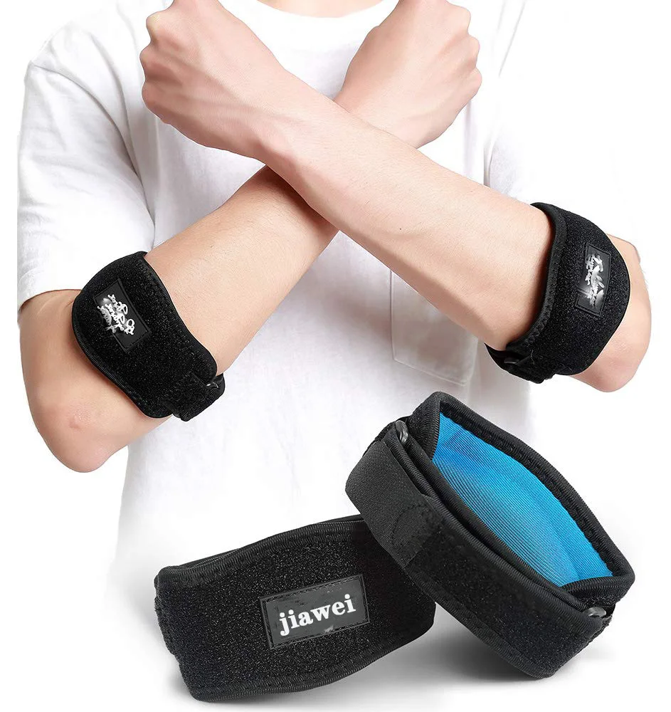 

Adjustable Basketball Tennis Golf Elbow Support Golfer's Strap Elbow Pads, Customized color