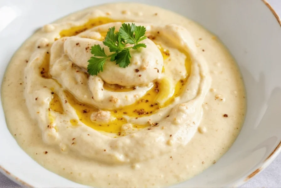 Shopping for tahini in a grocery store