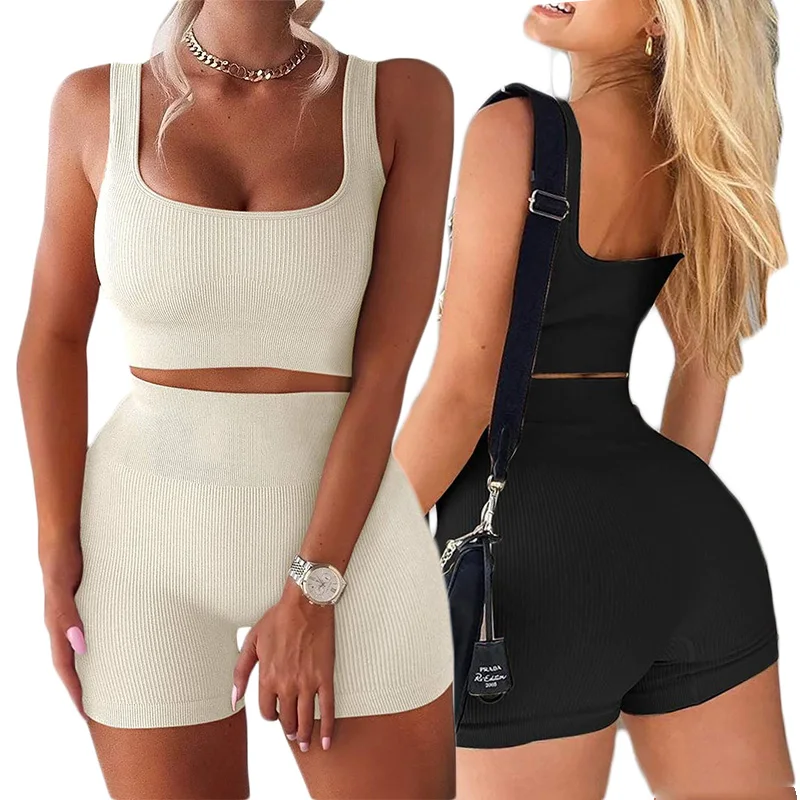 

2022 New Arrivals Winter Outfits Crop Top Jogger 2 Piece Set Women Two Piece Pants Set