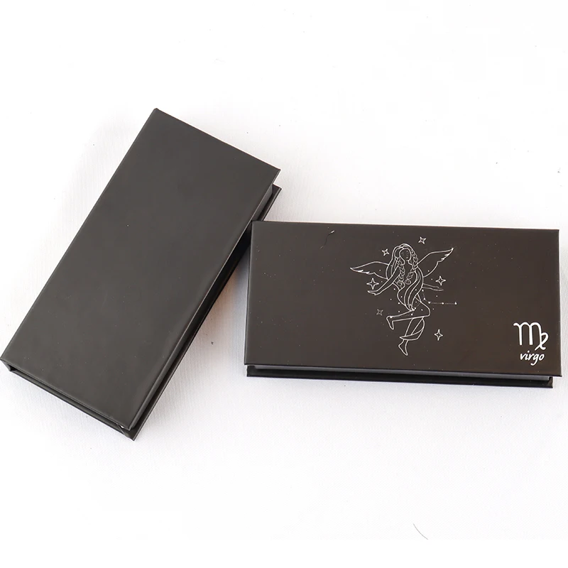

Private Label Eyelashes and Magnetic Packaging Box 100% Real Mink Eye Lashes, Natural black