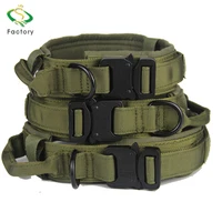 

Wholesale Adjustable Soft Nylon Fabric Lead Training Dog Collar Pet