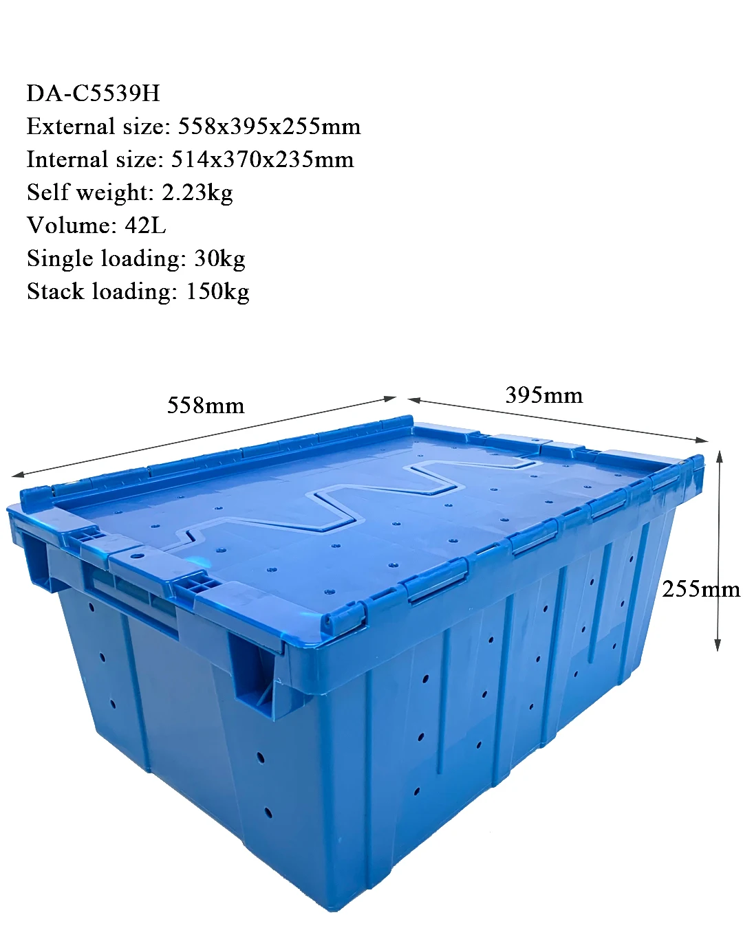 Top Quality Unfolding Plastic Moving Turnover Boxes Recycled Storage