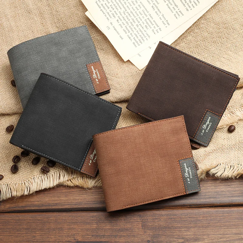 

Hot Sale Fashion Minimalist Slim Leather Money Bag and Card Wallet for Man, As pictured