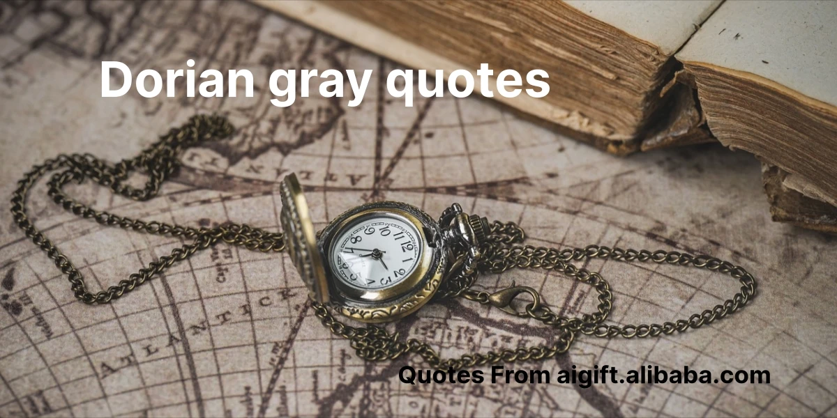 dorian gray quotes