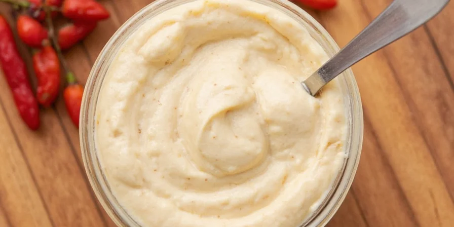 Chipotle mayo frozen in ice cube trays