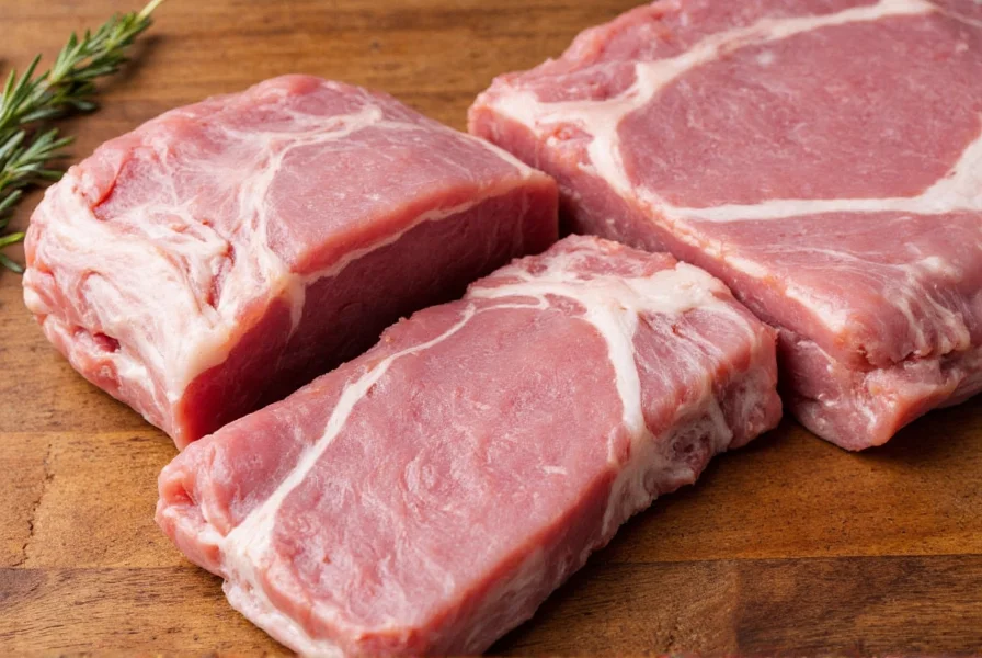 Diagram showing where baby back ribs are cut from a pig