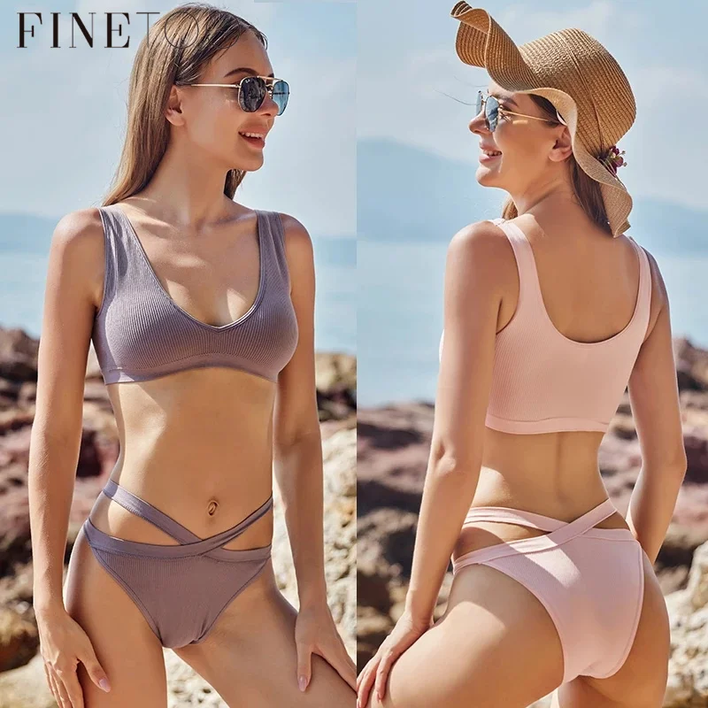 

FINETOO Sexy Women Teenager Cotton Seamless Bra & Brief Sets Push up Bra And Panty Set Women Wholesale