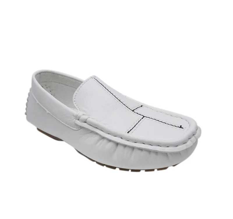 

Handmade fashion comfortable man black leather casual loafer shoes, Black/accept customized