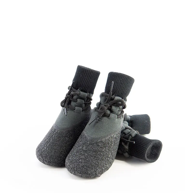 

2020 New Pet Coconut Shoes Fashion Non-slip Outdoor Dog Shoes, Grey