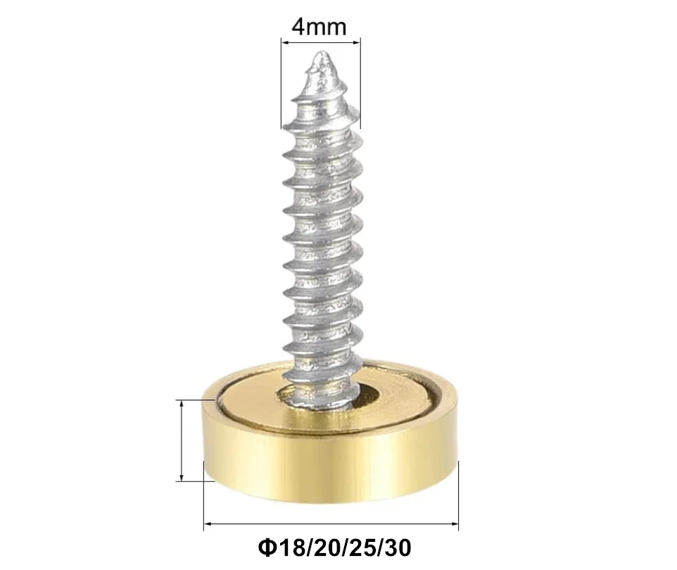 Cm017 Hot Selling Oem Available Decorative Screw Covers Brass Screw