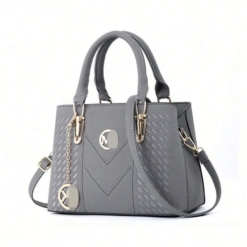 

Hot Ladies Trendy Elegant PU Leather Fashion Designer Handbag Top Handle Shoulder Tote Hand Bags