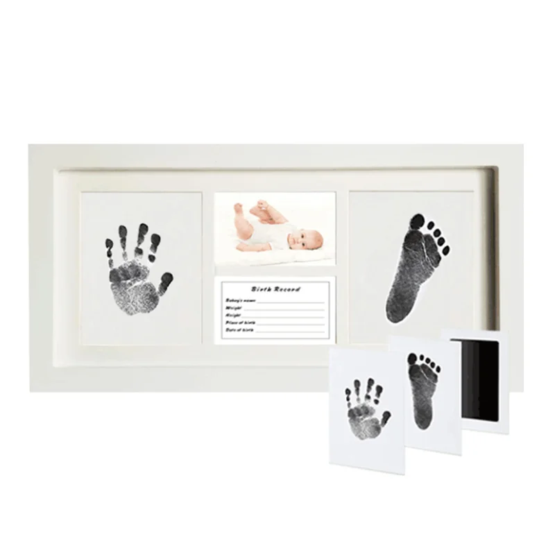 Newborn Baby Handprint And Footprint Cleantouch Ink Pad Kit Buy