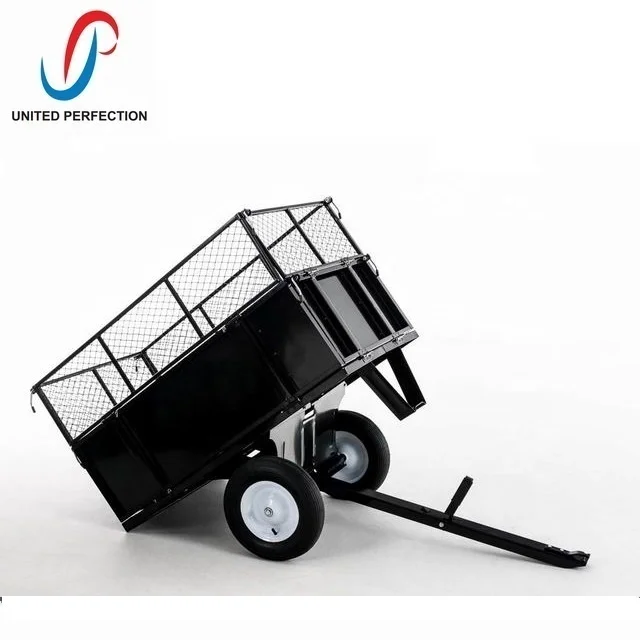 

March best sale atv dump trailer utility trailer small tractor trailer with low MOQ, Any color