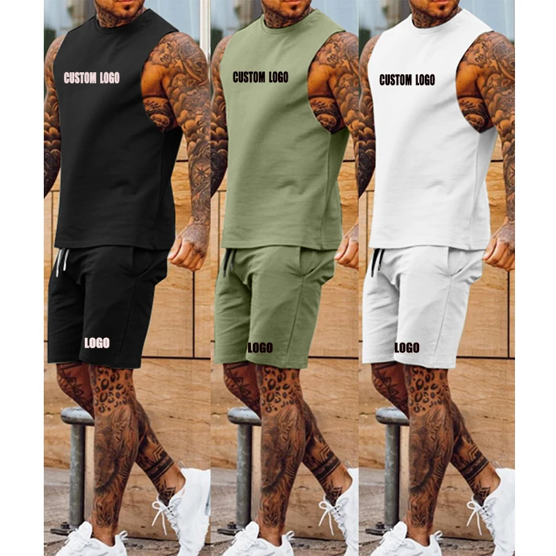 

Free Shipping Customized High Quality Fitness Tracksuit Set Tech Fit Jogger Suit Blank Sports Men Jogger Sets, Customized color