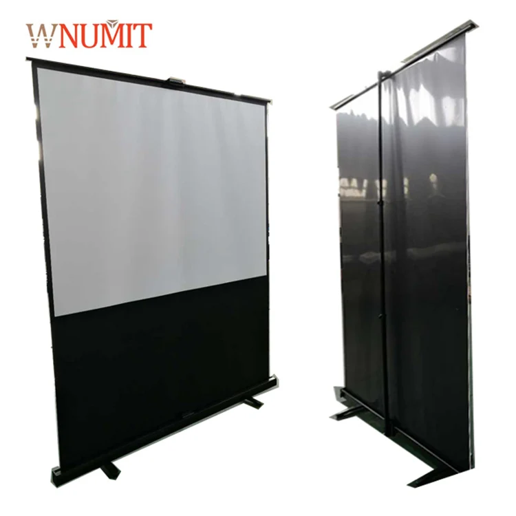Wholesale Up Portable Projection Screen Floor Stand Projector Screen For All Types Of Projector