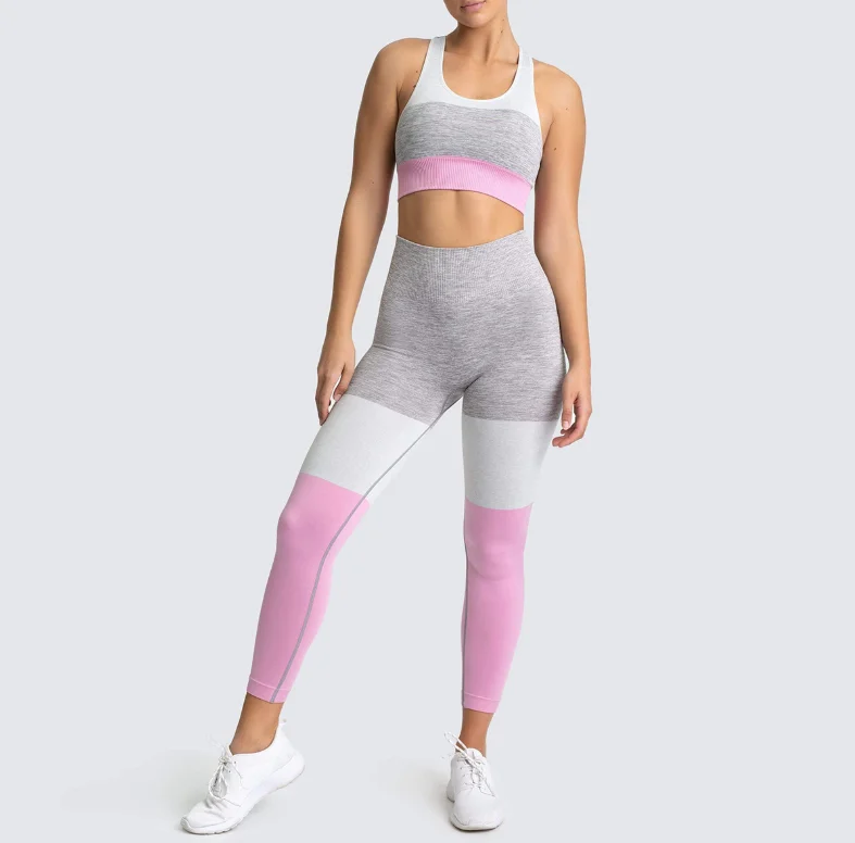 

hot sell wholesale mesh pants yoga 2 piece set women fitness gym clothing, Customize color&pattern , more than 40 colors available