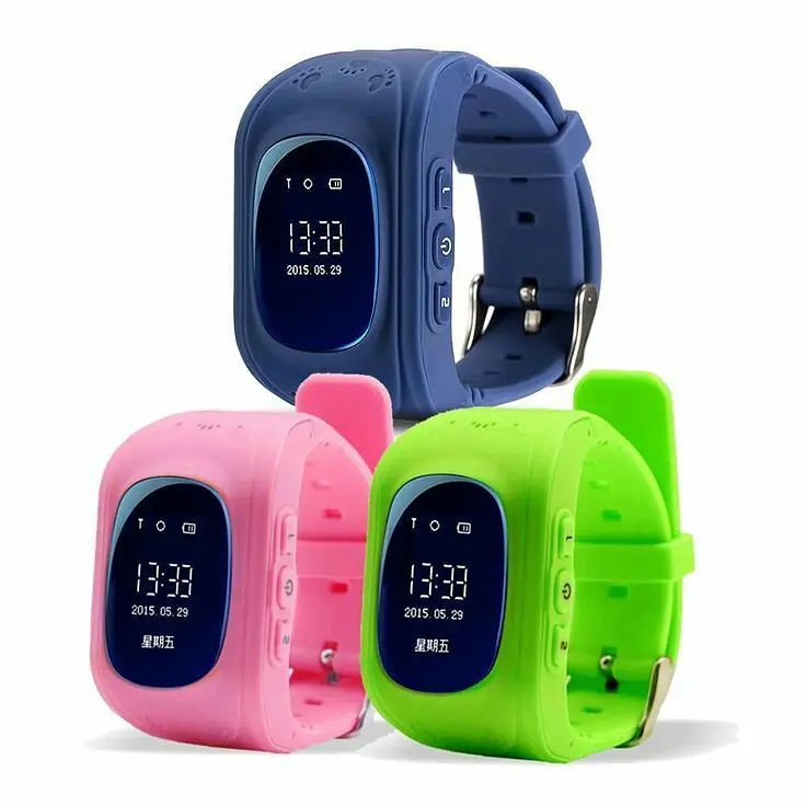 

Children Smart Watch Phone Smartwatch Q50 Kids GPS Watch With SOS Camera LBS SIM Card Functions, Pink,blue,black,green,white,dark blue,fan color