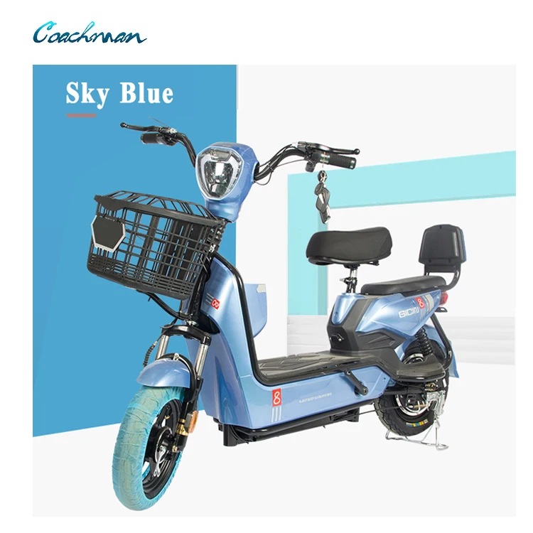 

Coachman Big Power 350w electric bike electric fat bike Removable 12Ah battery electric city bike, 4 colors