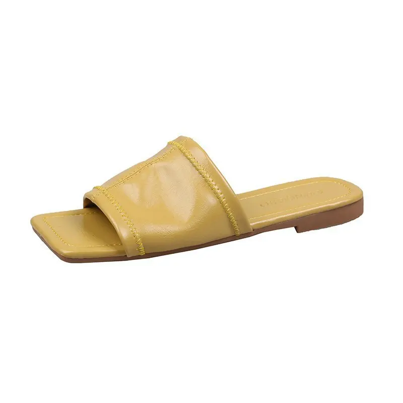 

Soft And Warm Winter Slippers New Fur Slippers of Women wholesale sandals Colorful Faux Fur Slides