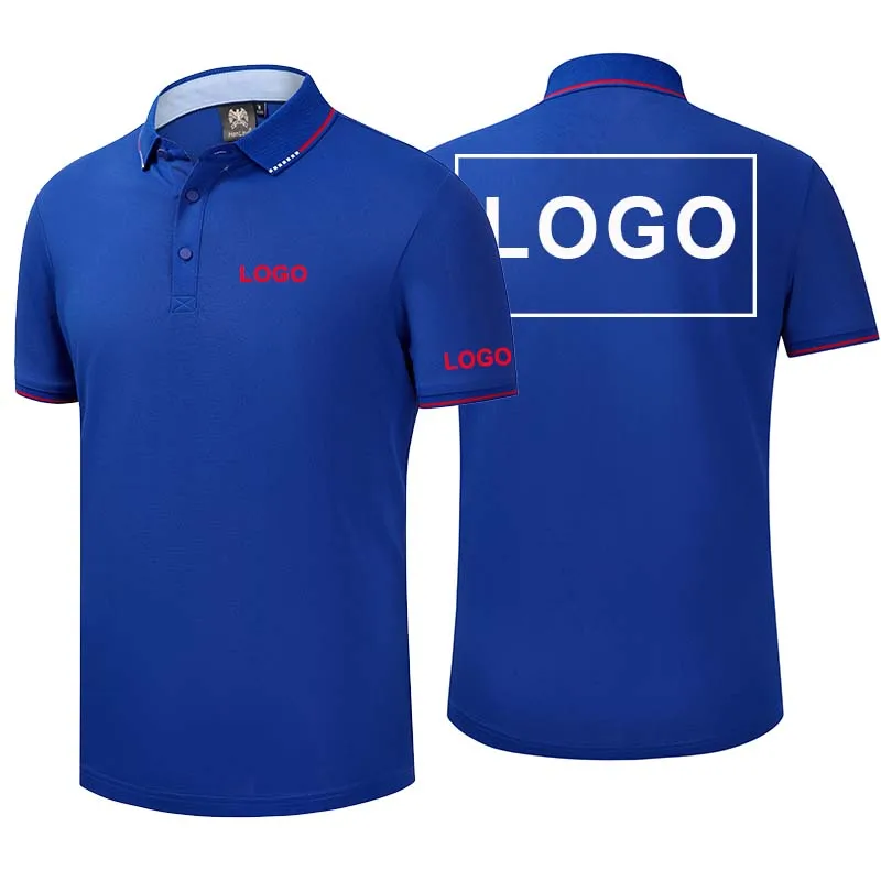 

Custom Polo Shirt Embroidered Company Logo Restaurant Uniform Blank Polo T Shirts manufacturer