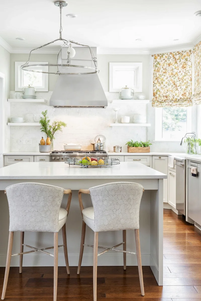 Comparison of different ruggable sizes in a kitchen