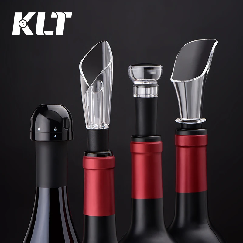 

2 In 1 Acrylic Bar Accessory Custom Bottle Pourer Wine Aerator