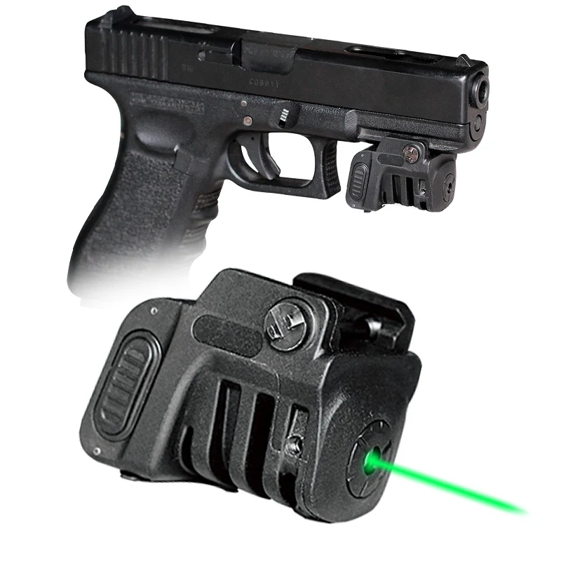 

Tactical Compact Green laser sights for pistols Rechargeable Lightweight Mini laser para pistola