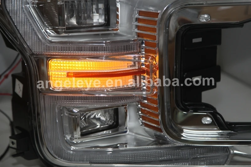 New Arrival led Headlight For FORD for Raptor F150 2015-2017 YZ Flowing Tuning light