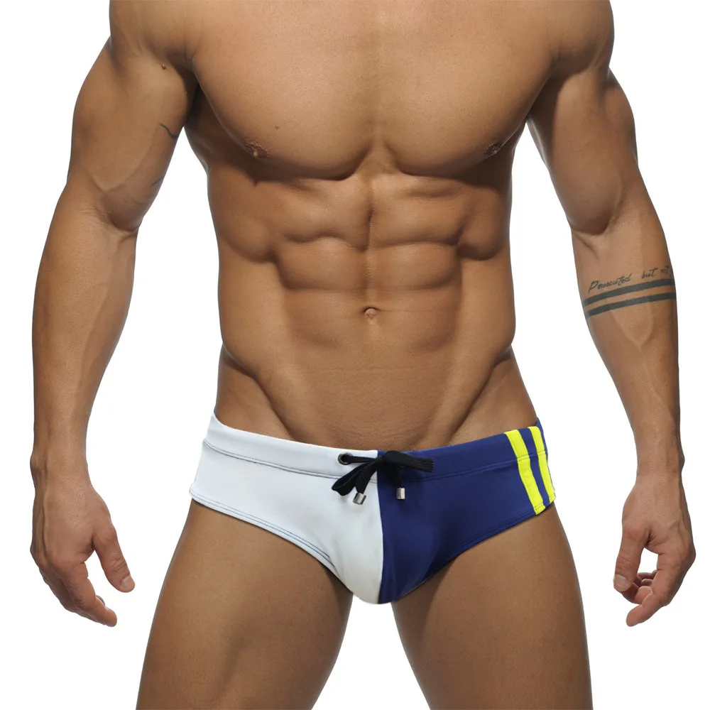 

Formal Contrast Color Swimwear Beachwear Briefs